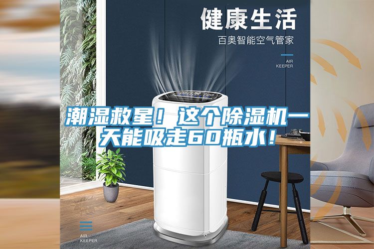 潮濕救星!這個除濕機一天能吸走60瓶水!