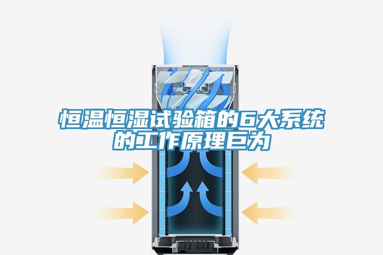 恒溫恒濕試驗箱的6大系統的工作原理巨為