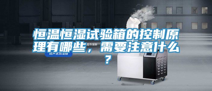 恒溫恒濕試驗箱的控制原理有哪些，需要注意什么？