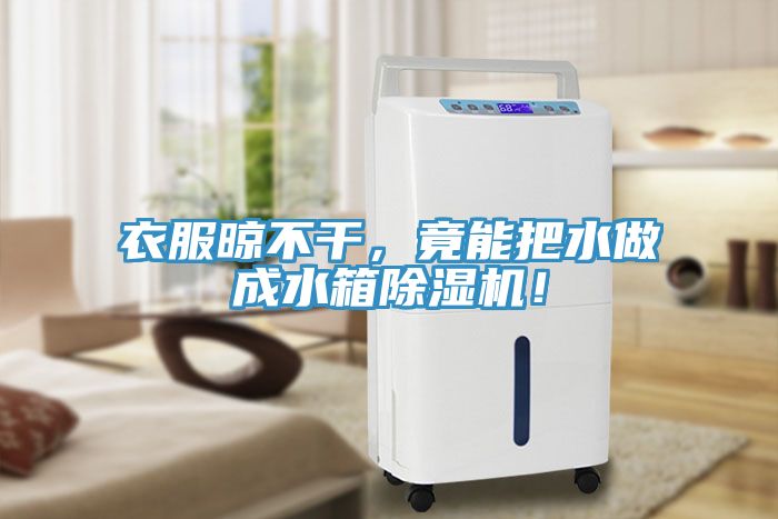 衣服晾不干，竟能把水做成水箱除濕機(jī)！