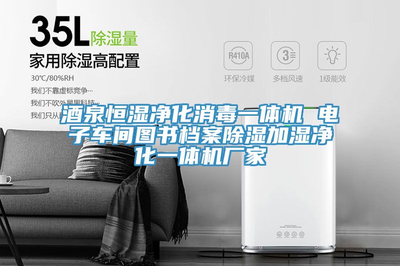 酒泉恒濕凈化消毒一體機(jī) 電子車間圖書(shū)檔案除濕加濕凈化一體機(jī)廠家