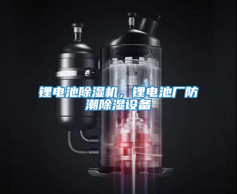 鋰電池除濕機，鋰電池廠防潮除濕設備