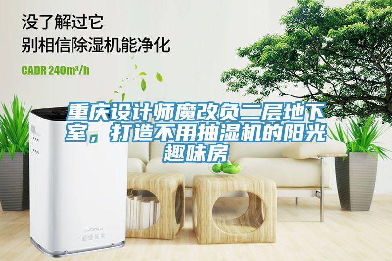 重慶設(shè)計師魔改負(fù)二層地下室，打造不用抽濕機的陽光趣味房
