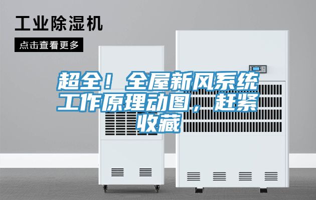 超全！全屋新風系統工作原理動圖，趕緊收藏