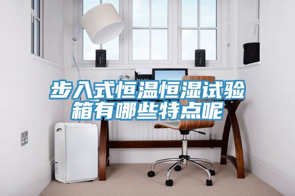 步入式恒溫恒濕試驗箱有哪些特點呢