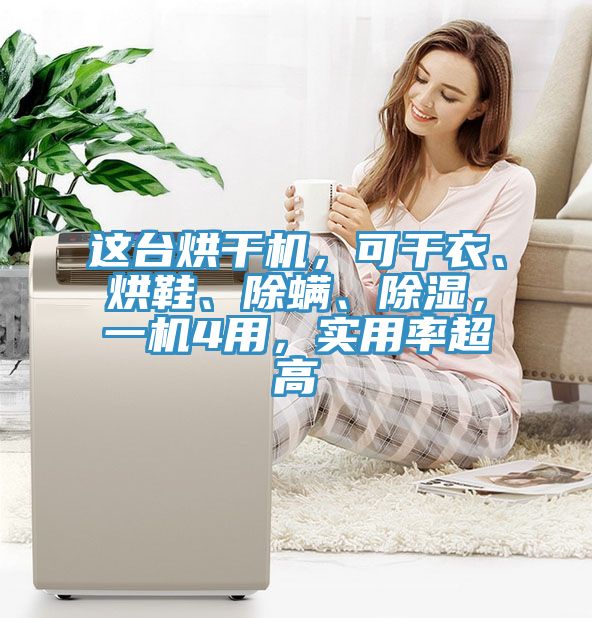這臺烘干機，可干衣、烘鞋、除螨、除濕，一機4用，實用率超高