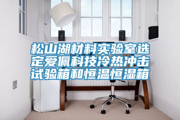 松山湖材料實(shí)驗(yàn)室選定愛佩科技冷熱沖擊試驗(yàn)箱和恒溫恒濕箱