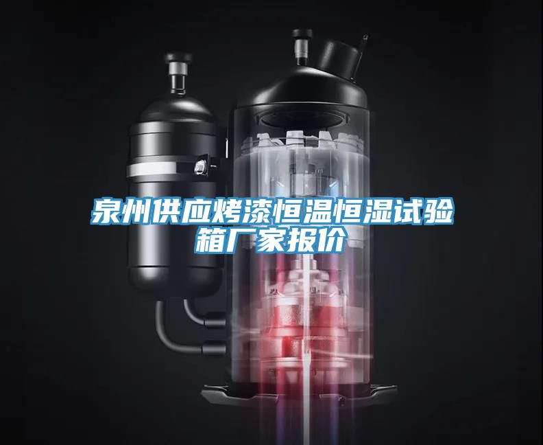 泉州供應(yīng)烤漆恒溫恒濕試驗箱廠家報價