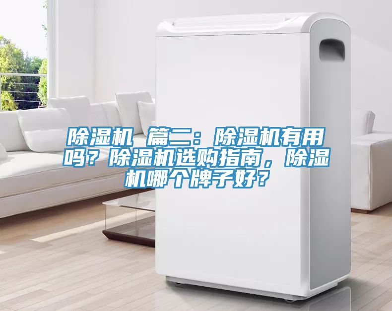 除濕機 篇二：除濕機有用嗎？除濕機選購指南，除濕機哪個牌子好？