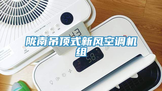 隴南吊頂式新風空調機組