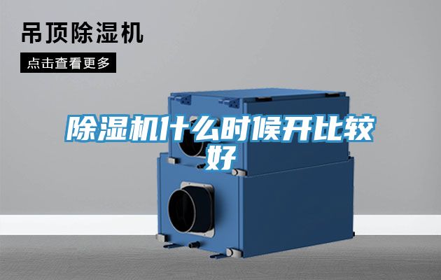除濕機(jī)什么時候開比較好