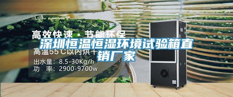 深圳恒溫恒濕環境試驗箱直銷廠家