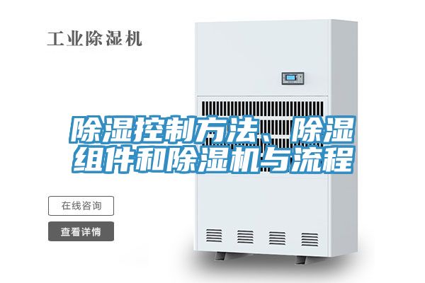 除濕控制方法、除濕組件和除濕機與流程