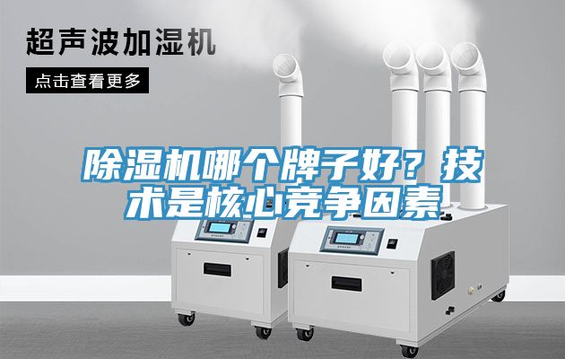 除濕機哪個牌子好？技術是核心競爭因素