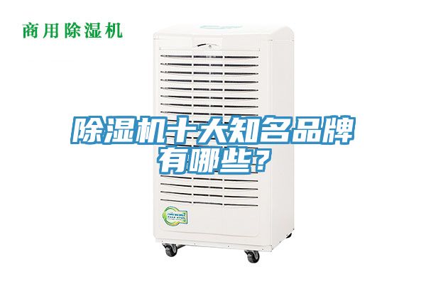 除濕機(jī)十大知名品牌有哪些？