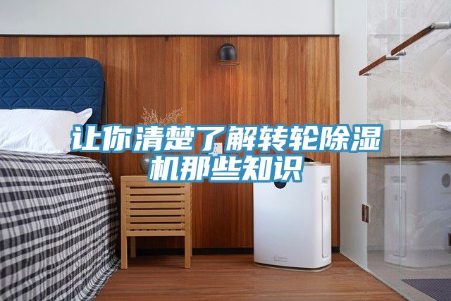 讓你清楚了解轉(zhuǎn)輪除濕機(jī)那些知識