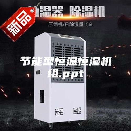 節能型恒溫恒濕機組.ppt