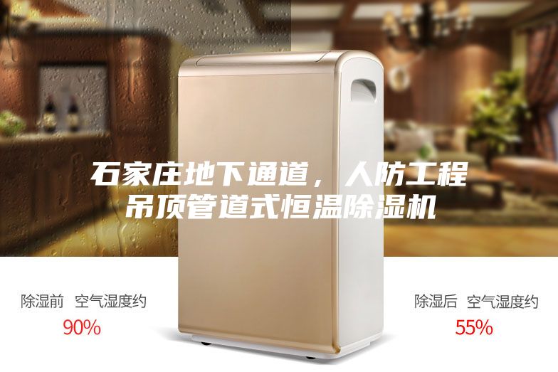 石家莊地下通道，人防工程吊頂管道式恒溫除濕機