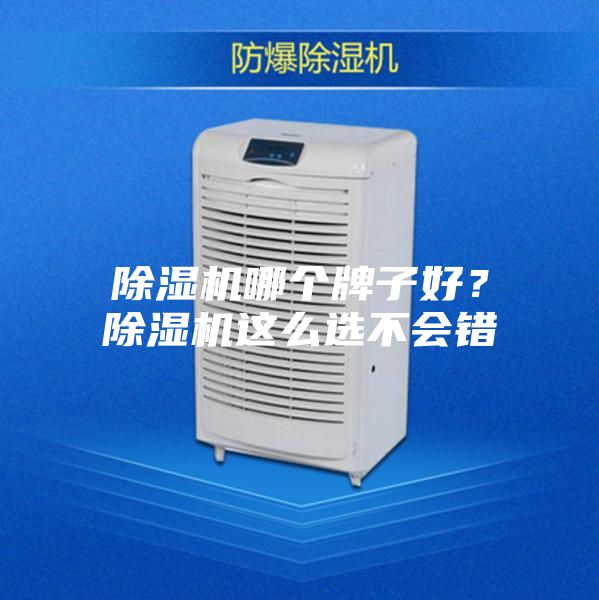 除濕機哪個牌子好？除濕機這么選不會錯
