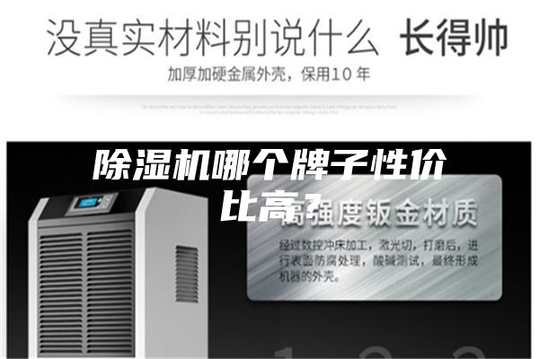 除濕機哪個牌子性價比高？