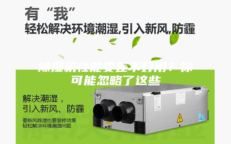 除濕機性能變差不好用？你可能忽略了這些