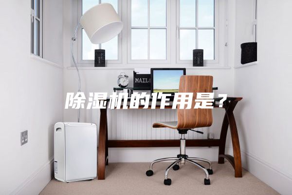 除濕機的作用是？