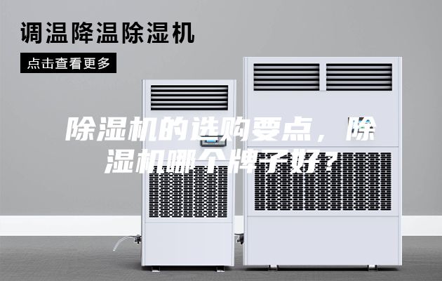 除濕機的選購要點，除濕機哪個牌子好？
