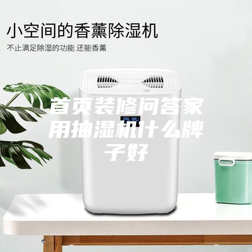 首頁裝修問答家用抽濕機什么牌子好