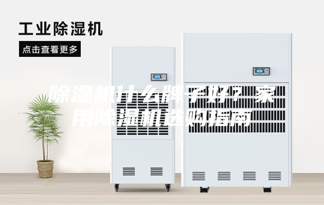 除濕機什么牌子好？家用除濕機選購指南